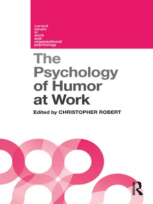 cover image of The Psychology of Humor at Work